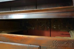 F73280: Period Antique 18th Century Pine PA Dutch Step Back Cabinet