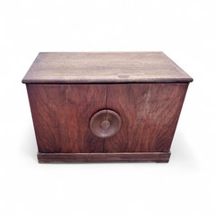 mid century modern furniture Cabinet 2 Door Teak Wood Record Bar gyuh