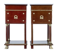 IMPRESSIVE 19TH CENTURY FRENCH EMPIRE REVIVAL 5 PIECE BEDROOM SUITE