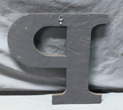 Decorative Salvaged Tin Ceiling 12″ Patchwork Mix Color Letter P Metal 356-25B