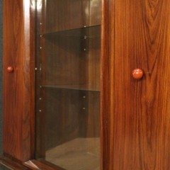 Vitrine bookcase display cabinet Art Deco style furniture wood 900 20th century