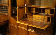 Barrister stacking Studio Globe Wernicke bookcase Desk Office Set