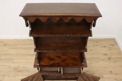 Spanish Vintage Carved Birch Kitchen or Bar Cabinet, Display #56203