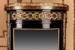French Salon Display Cabinet in the classic Louis XVI style of the 20th century