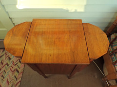 Solid Walnut Sewing & Knitting Cabinet Martha Washington Professionally Restored