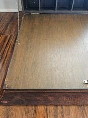 Vintage MidCentury Hidden In-Wall Cabinet-Framed Henk Bos Dutch…