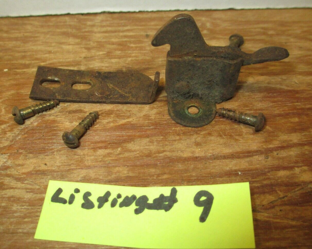 INSIDE DOOR LATCH & CATCH HOOSIER CABINET LOT #9