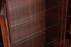 L72275: HENKEL HARRIS Model 2365 Cherry 2 Piece Breakfront