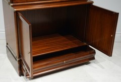Beautiful Barrister stacking bookcase unit showcase Mahogany wood glass and wood