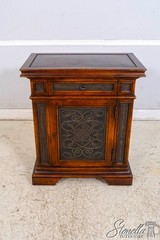 L69860: THEODORE ALEXANDER Incised Copper Surface Cabinet Commode
