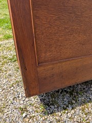 Antique Quarter Sawn Oak Front 4 Drawer File Cabinet 1930s Lot 3