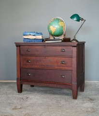 Antique Apothecary Cabinet Kitchen Island Vintage File Drawer Wood Counter