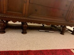 China cabinet, server and sideboy set