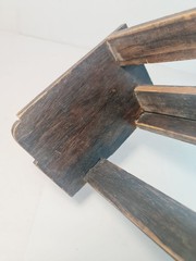 Small Wooden Freestanding Spice Rack/Cookbook Stand Hand Made Antique/Vintage