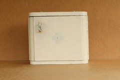 Antique Vintage Wooden Medical Box First Aid Chest Wall Shelf Cupboard 1940’s
