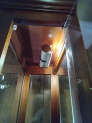 Wood and Glass Display Curio Cabinet Tower with Light – 24 x 12 x 76