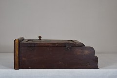 Antique Wooden Kitchen Wall Shelf Cabinet Vintage Spice Cabinet Apothecary Box