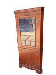 *RARE* Craftique Corner Cupboard Handmade Mebane N.C. 1930’s 96 Piece Assembly