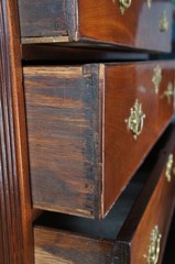 Antique American Chippendale Mahogany Chest on Chest Highboy Dresser 70″