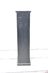 Vintage Primitive Black Wood Apothecary Spice 8 Drawer Wall/Counter Cabinet
