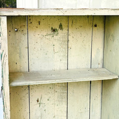 Atq Wood Wall Mount Cabinet Early 20th C Primitive Farmhouse Cupboard Cottage