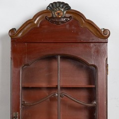 20th Century Hand-Painted Hanging Display Cabinet Dated 1926