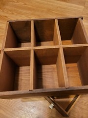 1890 six drawer spice chest