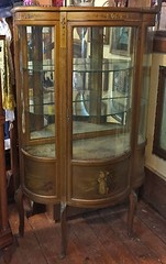 NICE ANTIQUE VERNIS MARTIN VITRINE CABINET CIRCA 1890 – 1910