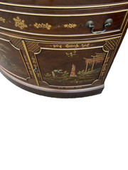 66946 Drexel Oriental Corner China Cabinet Curio