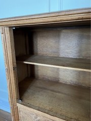 Vintage Spanish Baroque Style Carved Oak Bar Cabinet