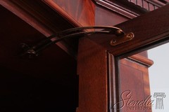 72808: BAKER Vintage Mahogany Bow Front China Cabinet