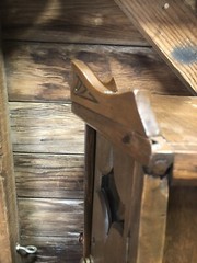 Vintage Antique Wall Display/Spice Wood Cabinet