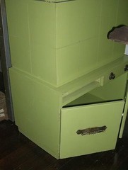 VINTAGE CABINET cocktail FERGUSON CUPBOARD WOOD 1950’s