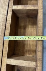 Vintage Wooden Wall Cabinet with Heart accent Cutout