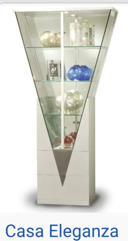 Pair Glass China Cabinets revised selling price for fast sale