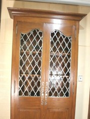 American Tall Display Cabinet / Bookcase / Wine Storage Cabinet