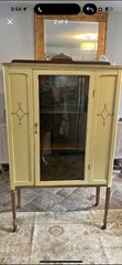 Antique China cabinet Vignette – Genuine French Hand Painted with Ormolu