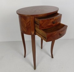 Gorgeous Marquetry Inlay Chest of Drawers Dresser Cabinet Wood Italian End Table