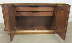 Vintage Traditional 80 in. Burled Wood Sideboard