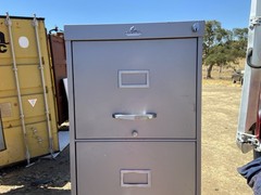 Vintage Allsteel Industrial Metal File Cabinet