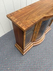 67663 American of Martinsville Serpentine Buffet with Glass Doors