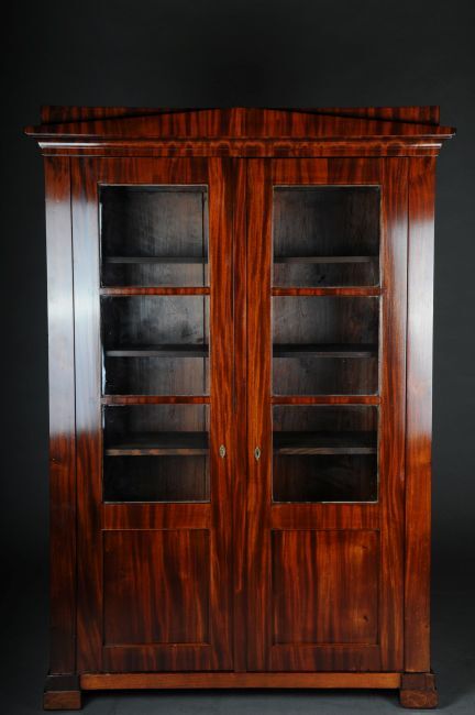 Antique Biedermeier Showcase/Bookcase around 1825 O-258