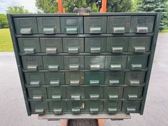 Vintage HOBART 36 Drawer Metal Industrial Parts Cabinet