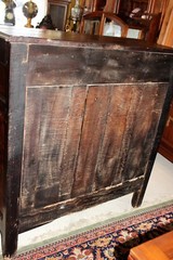 French Antique Burl Walnut Tall Sideboard Cabinet Circa 1780 | Dining Furniture