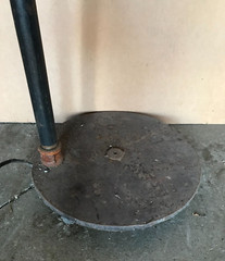VTG 63″ Tall Steampunk Industrial House Shop Garage Birdcage Floor Lamp 1015-26B