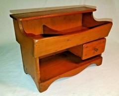Vintage SALESMAN’S SAMPLE DRY SINK Miniature Furniture RARE ITEM
