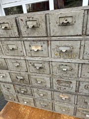 Antique 6 Section 30 Drawer Oak Stacking Index File Globe Wernicke Yawman Erbe