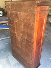 Antique AMBERG Patent Filing Walnut FILE LETTER CABINET M.Ohmers son 36 Shelfs