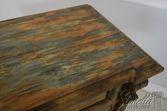 L65298EC: HOOKER Distressed Weathered Painted Finish Cabinet