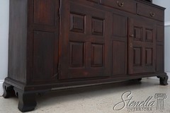 F73280: Period Antique 18th Century Pine PA Dutch Step Back Cabinet